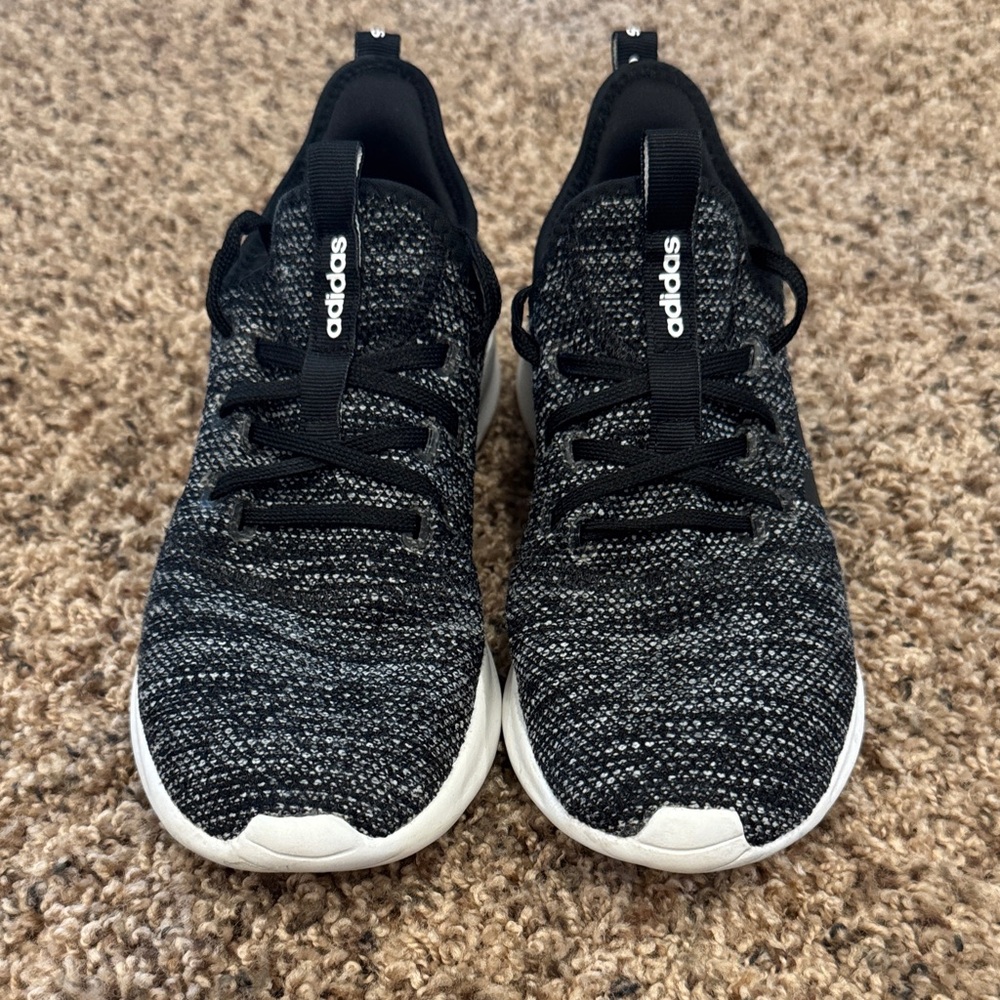 Adidas Women’s Black and White Sneakers